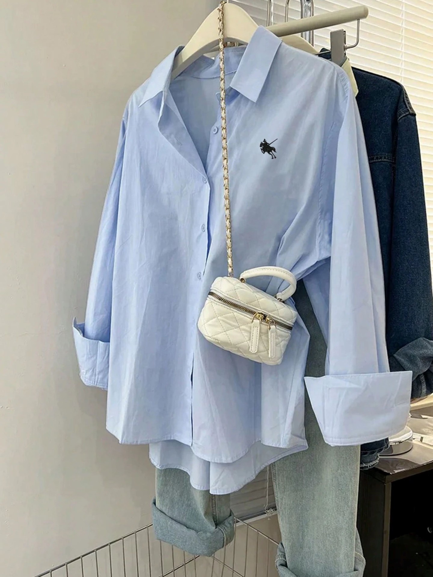 Casual Shirt with Embroidery Color: Blue, White, Black, Chocolate, Yellow | Size: XS, S, M, L, XL, XXL | Design Detail: Embroidered | Fabric weight: Medium | Top Length: Hip Length | Occasion: School | Main Fabric: Flat Woven | Stretchability: Not Stretchable | Fit Type: Relaxed Fit | Belt: Does not come with Belt | Sleeve Leng