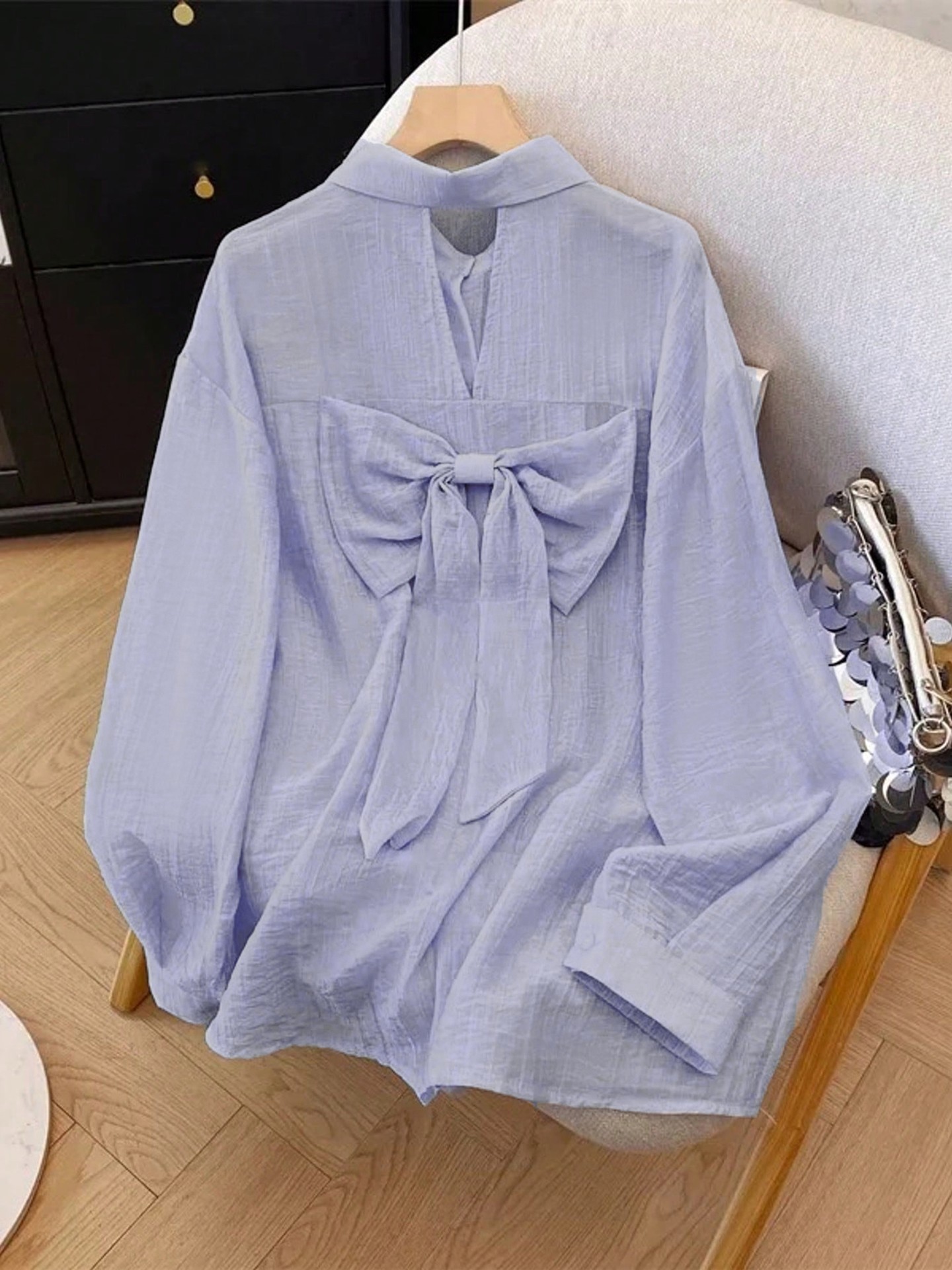 Bow Placket Blouse
